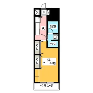 フレールコート東別院【10階】の間取り