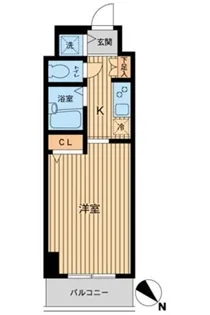 HF東神田レジデンス【9階】の間取り