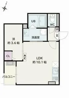Jack kamishigeharaII【2階】の間取り