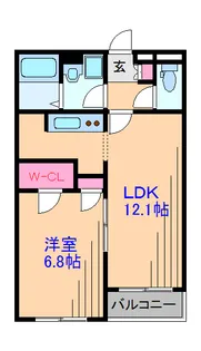 レオネクスト日吉ヒルズ【2階】の間取り