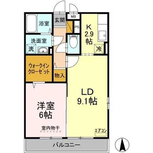 エミネンスM【2階】の間取り