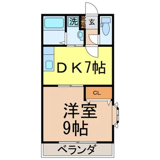 ラ・セゾン・ソレイユ【3階】の間取り