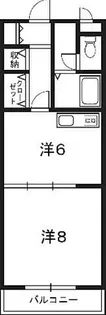 コーポ大倉5【2階】の間取り