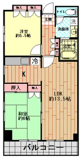 マルタパレス【3階】の間取り