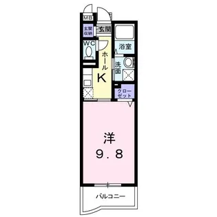 ジェル メゾン【1階】の間取り