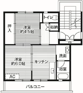 ビレッジハウス七戸【5階】の間取り