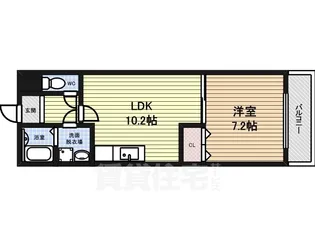 クレスト参番館【1階】の間取り