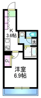 エスパス クレール【1階】の間取り