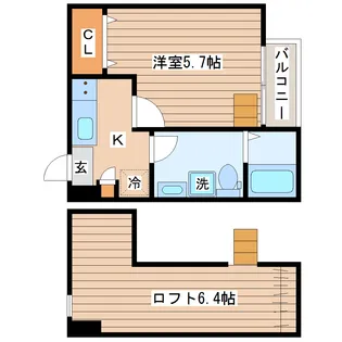 Loft House(ロフトハウス)【1階】の間取り