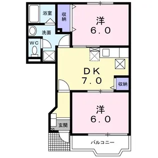 コンチェルト B【1階】の間取り