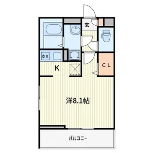リブリ・Baraen【3階】の間取り