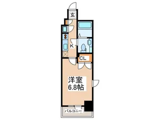 KDXレジデンス東新宿【7階】の間取り