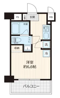 ステラコート横浜白楽【2階】の間取り