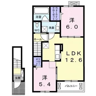 grande fiume【2階】の間取り