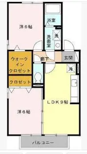 チェリーコートS B棟【2階】の間取り