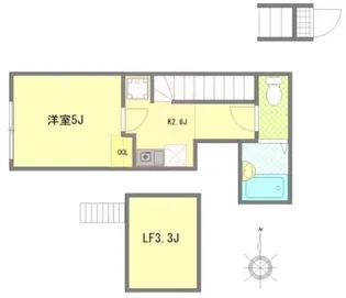 サザンロード国分寺【2階】の間取り