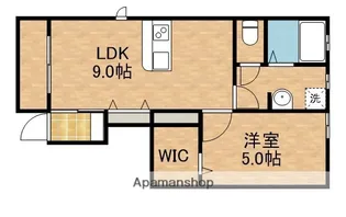 LOTUS八幡【1階】の間取り