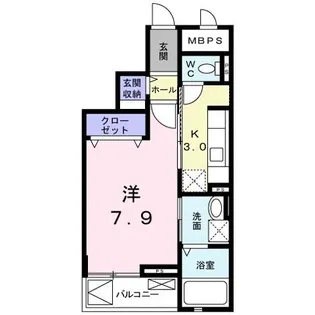 Albergo【3階】の間取り