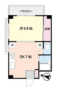 広瀬ハウス【2階】の間取り