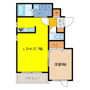 Villa Conforto【2階】の間取り