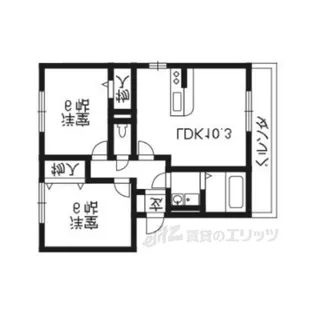 グラシアス【1階】の間取り