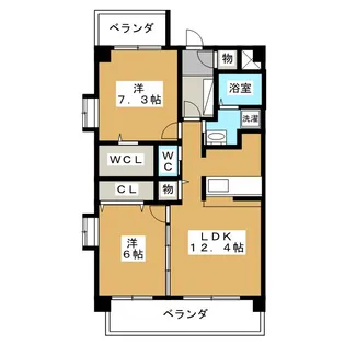 Palais Robert【5階】の間取り