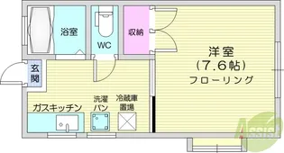 山形ハイツ【2階】の間取り