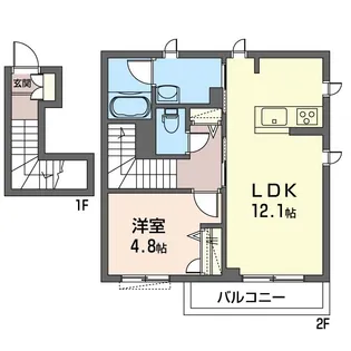 Maison Quatre【2階】の間取り