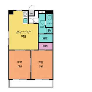 マイン塩釜【6階】の間取り