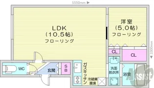 アラン円山【2階】の間取り