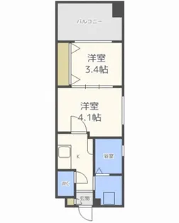 赤坂ランドマークタワー【9階】の間取り