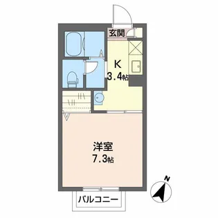 Cozy Court【1階】の間取り