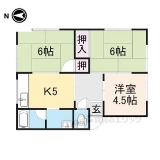 コーポラス三田【2階】の間取り