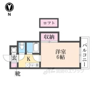 リバーイーストクレムリン【2階】の間取り