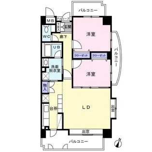 bePLACE【3階】の間取り
