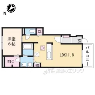 パラシオ2【1階】の間取り