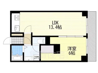 緑地JIRO2【13階】の間取り