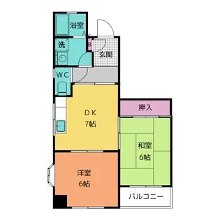 アメニティーハイツKITO【4階】の間取り