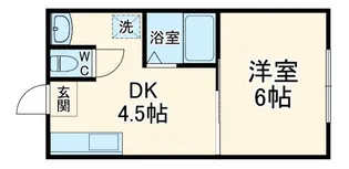 ペントハウス馬場町【4階】の間取り