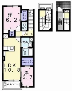ステラ・ポラーレ【3階】の間取り