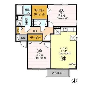 メゾンデュークス V【1階】の間取り