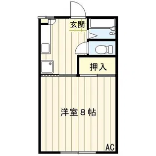 ルネッサ泉B【1階】の間取り