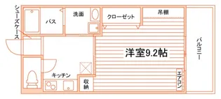 アーバンテラス学南町【3階】の間取り