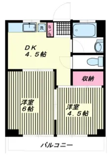 豊川マンション【4階】の間取り