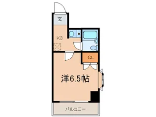 リシェス明大前【3階】の間取り