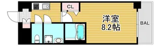 ララプレイス大阪ウエストゲート【3階】の間取り