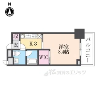 ベルファース尼崎【6階】の間取り