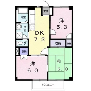 ヴィラマローネ【1階】の間取り
