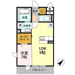 グレースコート【1階】の間取り