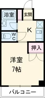 コムネット町田【3階】の間取り
